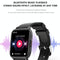 1.83 Inch Bt5.2 Smart Sport Watch Support Sleep / Heart Rate / Blood Oxygen / Temperature / Heart Sugar / Blood Pressure Health Monitor - Black