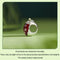 925 Sterling Silver Zircon Luminous Ladybug Beads