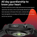1.91 Inch Waterproof Ecg Smart Watch With Silicone Band Ip68 - Black