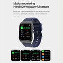 1.91 Inch Waterproof Ecg Smart Watch With Silicone Band Ip68 - Black