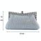 Rhinestone Evening Clutch For Ladies - Beaded Banquet Bag - Black
