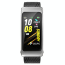 1.14 Inch Silicone Band Earphone Detachable Life Waterproof Smart Watch Support Bluetooth Call - Black