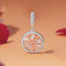 925 Sterling Silver Rose Gold Tree Of Life Pendant