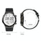 1.32 Inch Heart Rate Sleep Monitoring Smart Watch - Black Silicone