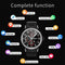 Waterproof Smart Watch With Colour Screen - Ip68 - Black