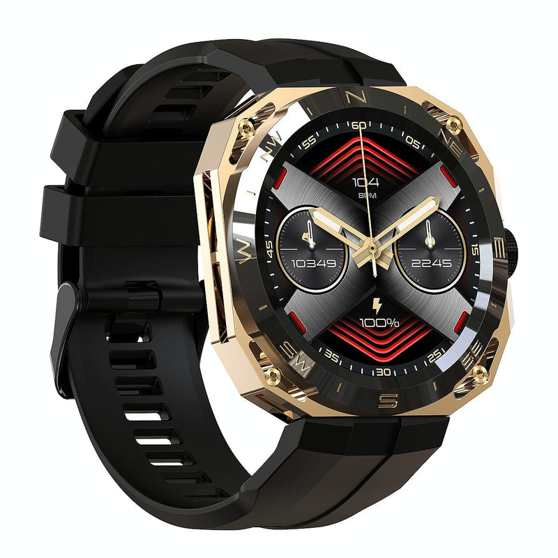 Smart Watch With Heart And Blood Monitoring Colour Screen - Black