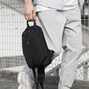 Adjustable Oxford Chest Bag For Men With Glasses Hang Belt Black