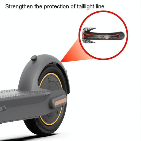 Black Fender Tail Light Cover for Ninebot Max G30 Electric Scooter