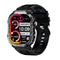 2.01 Inch Screen Silicone Strap 10M Waterproof Smart Watch Support Flashlight / Bluetooth Call / Hrv Black