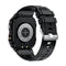2.01 Inch Screen Silicone Strap 10M Waterproof Smart Watch Support Flashlight / Bluetooth Call / Hrv Black