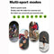 2.01 Inch Screen Silicone Strap 10M Waterproof Smart Watch Support Flashlight / Bluetooth Call / Hrv Black