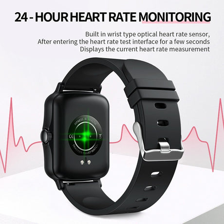1.44 Inch Ip67 Waterproof Smart Watch With Hd Touch Screen - Pink
