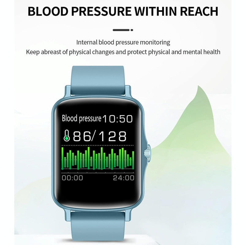 1.44 Inch Ip67 Waterproof Smart Watch With Hd Touch Screen - Pink
