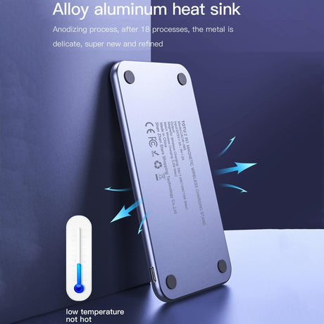 2 In 1 Magnetic Wireless Charger Grey