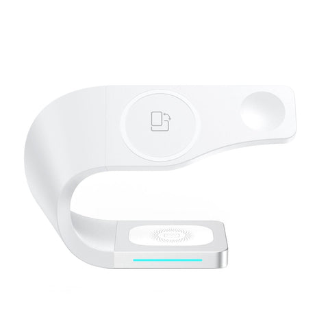 4 In 1 Wireless Charger For Phone Watch Airpods - Black