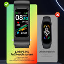 1.08 Inch Waterproof Smart Watch With Bluetooth Call - Black