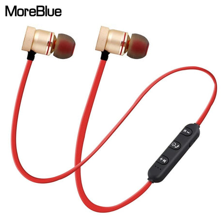 Wireless Bluetooth Sport Earbuds with Mic - Moreblue S07 - Black
