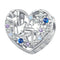 925 Sterling Silver Diy Elf Heart Bead Bracelet & Necklace Set