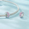 925 Sterling Silver Gradient Cherry Blossom Spacer Beads