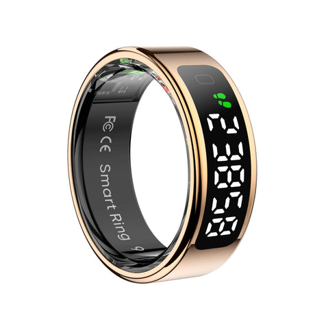 12 Size R11 Smart Ring Heart Rate Oxygen Sleep Sports - Black
