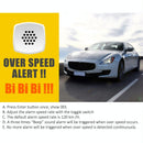 4.5 Inch Hud Car Gps Speed Meter With Overspeed Alarm Mileage Altitude Clock Black