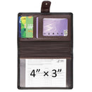 Passport & Card Holder With Buckle Clip Pu Protection - Red