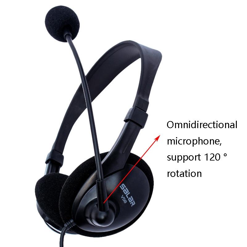 3.5Mm Gaming Headset With Microphone - Single Plug
