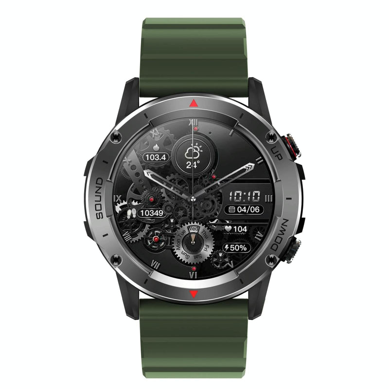 1.39 Inch Colour Screen Smart Watch Support Heart Rate Monitoring / Blood Pressure Monitoring - Black