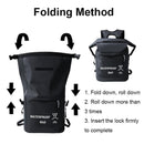 25L Waterproof Beach Bag For Swimming And Upstream Activities Black