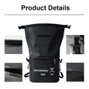 25L Waterproof Beach Bag For Swimming And Upstream Activities Black