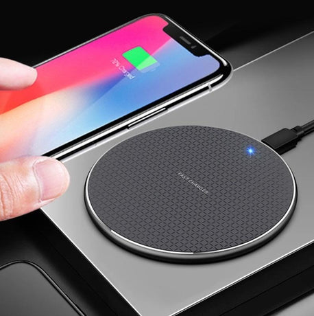 2 Pack Universal 10W Aluminum Wireless Charger With 1M Cable
