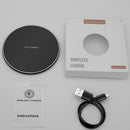 2 Pack Universal 10W Aluminum Wireless Charger With 1M Cable