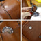 Stylish All-Match Leather Handbag - Wax Finish - Wine Red