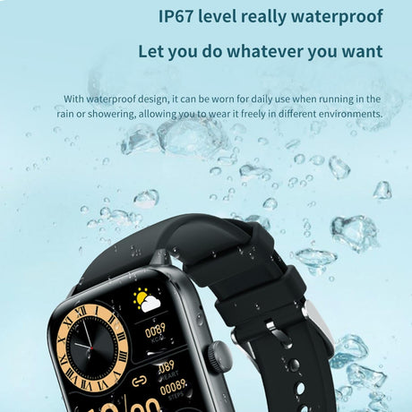 1.91 Inch Bt5.2 Smart Sport Watch Support Sleep / Heart Rate / Blood Oxygen / Temperature / Blood Pressure Health Monitor - Pink