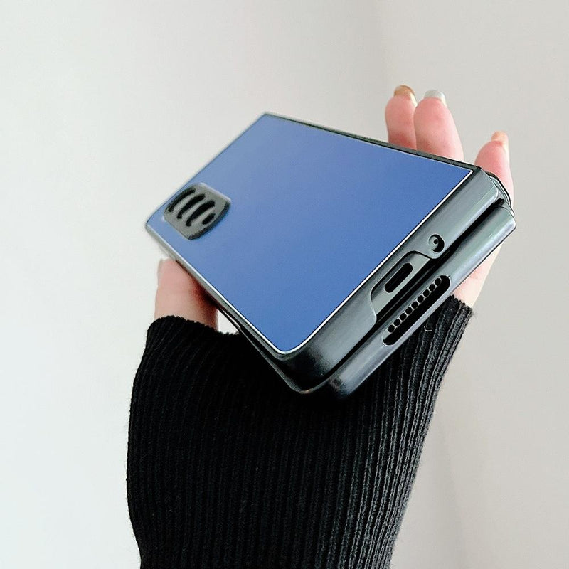 Aluminum Foldable Phone Case for Samsung Galaxy z Fold 4 - Red