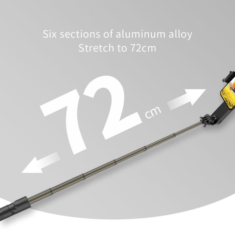 Mini Folding Gimbal Stabilizer with Tripod - Black