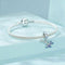 925 Sterling Silver Platinum Plated Butterfly Bass Pendant