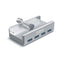 Aluminum 4-Port Usb3.0 Clip Hub Black - Sya00669801A
