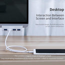 Aluminum 4-Port Usb3.0 Clip Hub Black - Sya00669801A