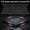 1.43 Inch Bt5.0 Ip67 Sport Smart Watch Support Bluetooth Call / Message Notification / Heart Rate / Blood Pressure Health Monitor - Black