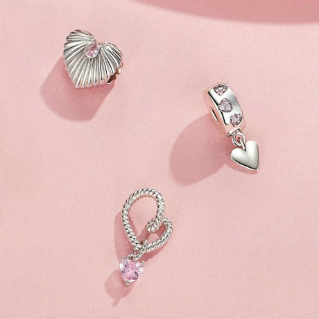 925 Sterling Silver Diy Love Beads