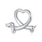 925 Sterling Silver Dachshund Bead Animal Accessory