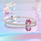 925 Sterling Silver Platinum Plated Bow Diy Beads In