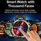Waterproof Smart Watch With Flashlight Banknote Detector And Compass - Steel Band