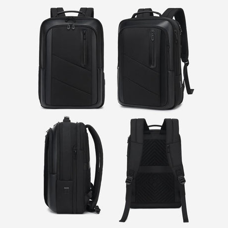 18 Inch Waterproof Double Shoulder Backpack With Usb Black