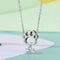 925 Sterling Silver Oxidized Paw Print Bracelet