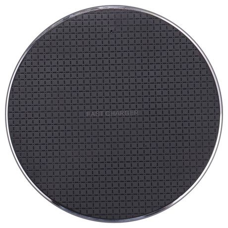 15W Plaid Desktop Wireless Charger - Black