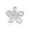 925 Sterling Silver Opal Flower Silicone Diy Beads