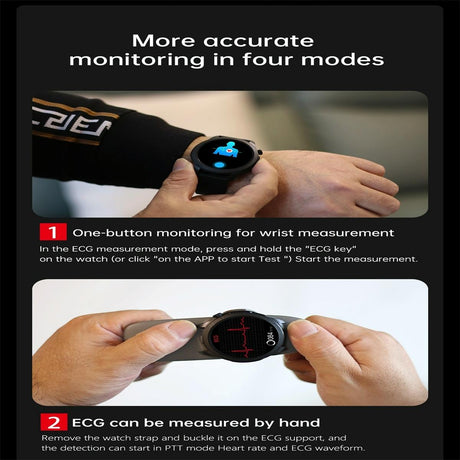 Smart Watch With Heart Rate And Blood Pressure Monitoring
