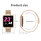 1.22 Inch Waterproof Smart Watch With Sleep & Heart Rate Monitor - Gold